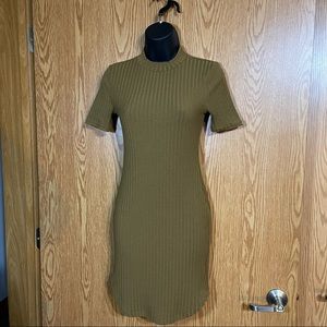 Forever 21 Ribbed Bodycon Dress, Size S NWOT